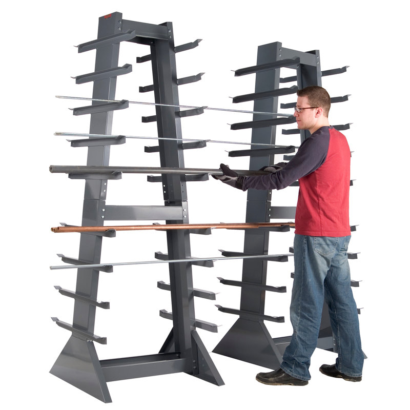 Durham Manufacturing Heavy Duty 14 Gauge Steel Horizontal Storage Rack